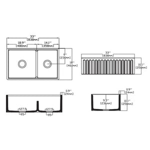 Mercer Double Ravenna Butler Sink