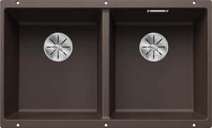 Blanco Silgranit Subline 350/350-U Double Sink | Coffee