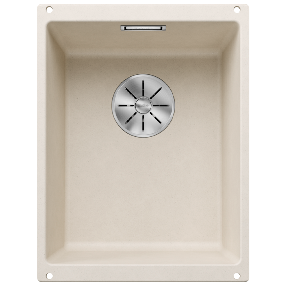 Blanco Silgranit Subline 320-U Single Sink | Soft White