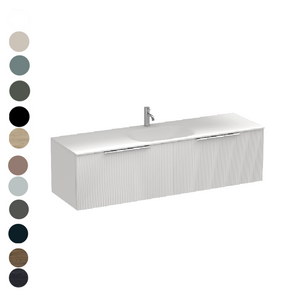 Ava Spio 1500 2 Drawer Vanity Centre Basin