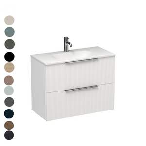 Ava Spio 750 Slim 2 Drawer Vanity