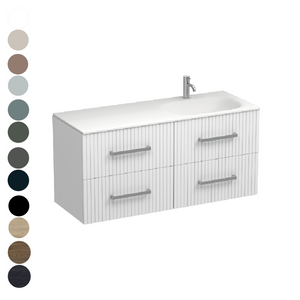 Lima Spio 1200 4 Drawer Vanity Right Basin