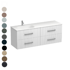 Lima Spio 1500 4 Drawer Vanity Left Basin