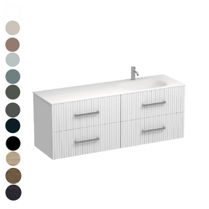 Lima Spio 1500 4 Drawer Vanity Right Basin