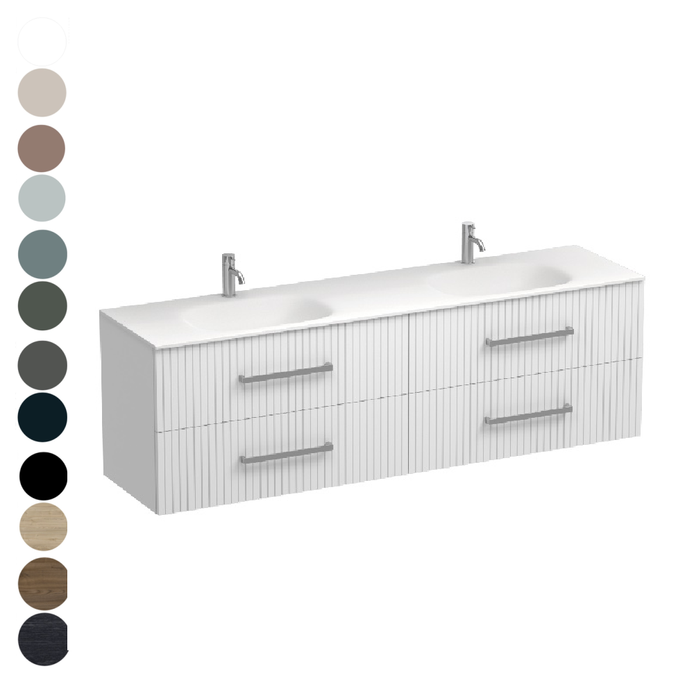 Lima Spio 1800 4 Drawer Vanity Double Basin