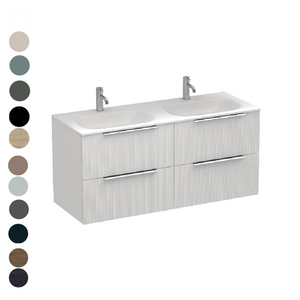 Ava Spio 1200 4 Drawer Vanity Double Basin