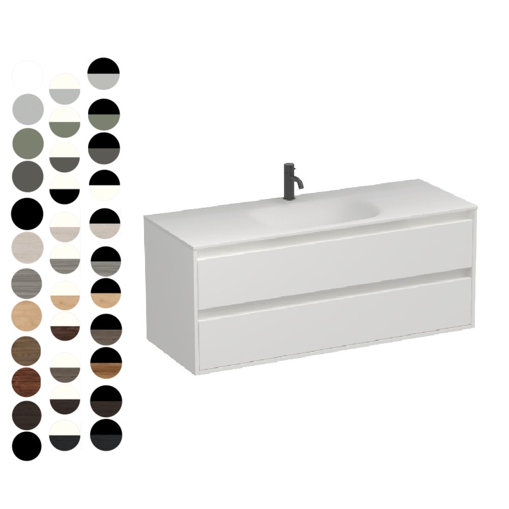 Prava Spio 1200 2 Drawer Vanity