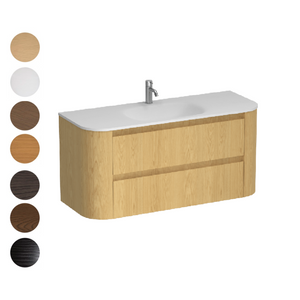 Stanza Curve Spio 1200 2 Drawer Vanity