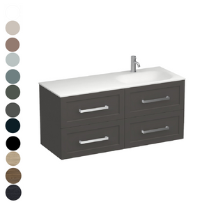 Hampton Spio 1200 4 Drawer Vanity Right Basin