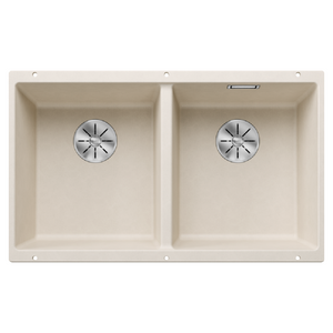 Blanco Silgranit Subline 350/350-U Double Sink | Soft White