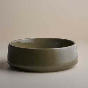 Robert Gordon Kiln 360 Round Vessel Basin | Olive