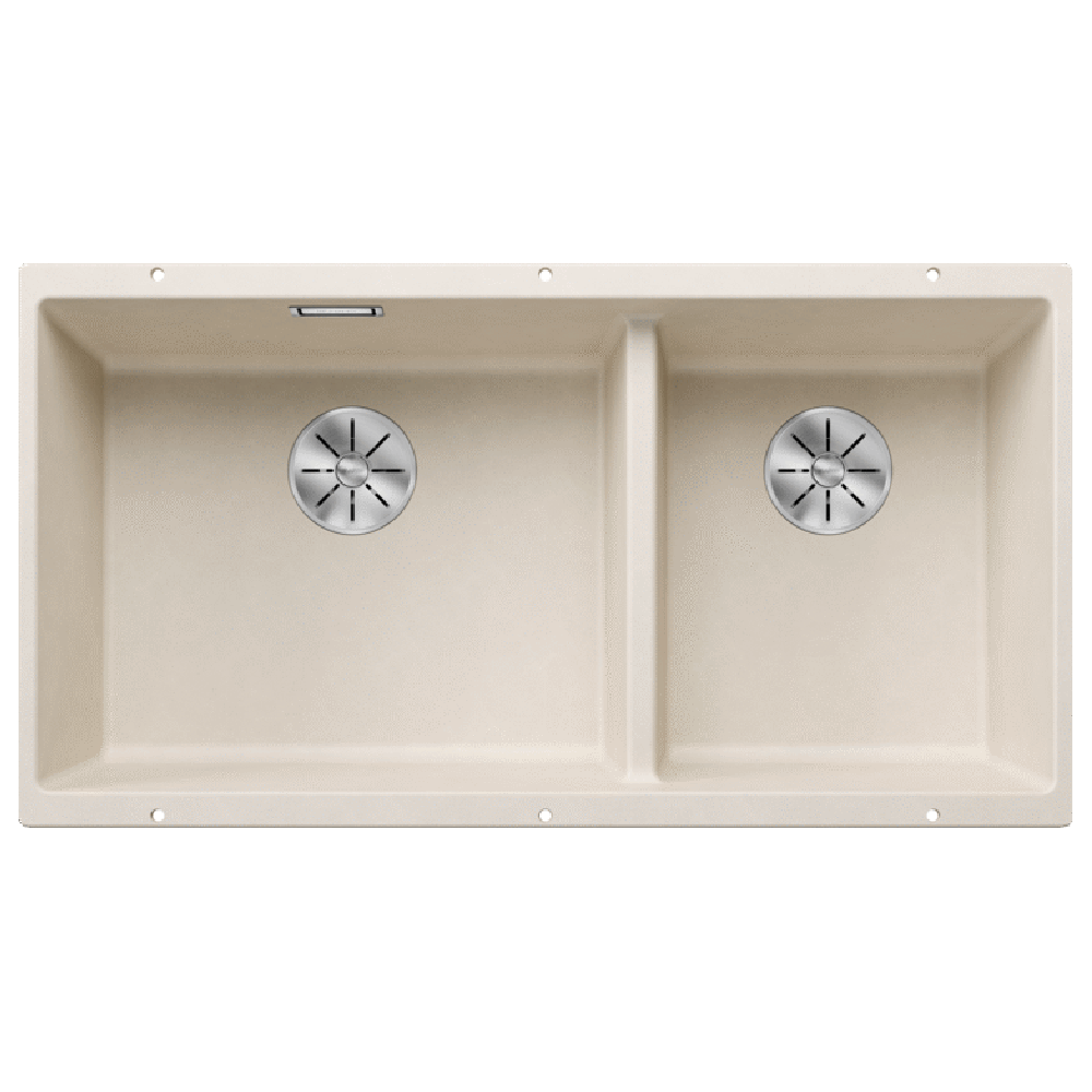 Blanco Silgranit Subline 480/320-U Double Sink | Soft White