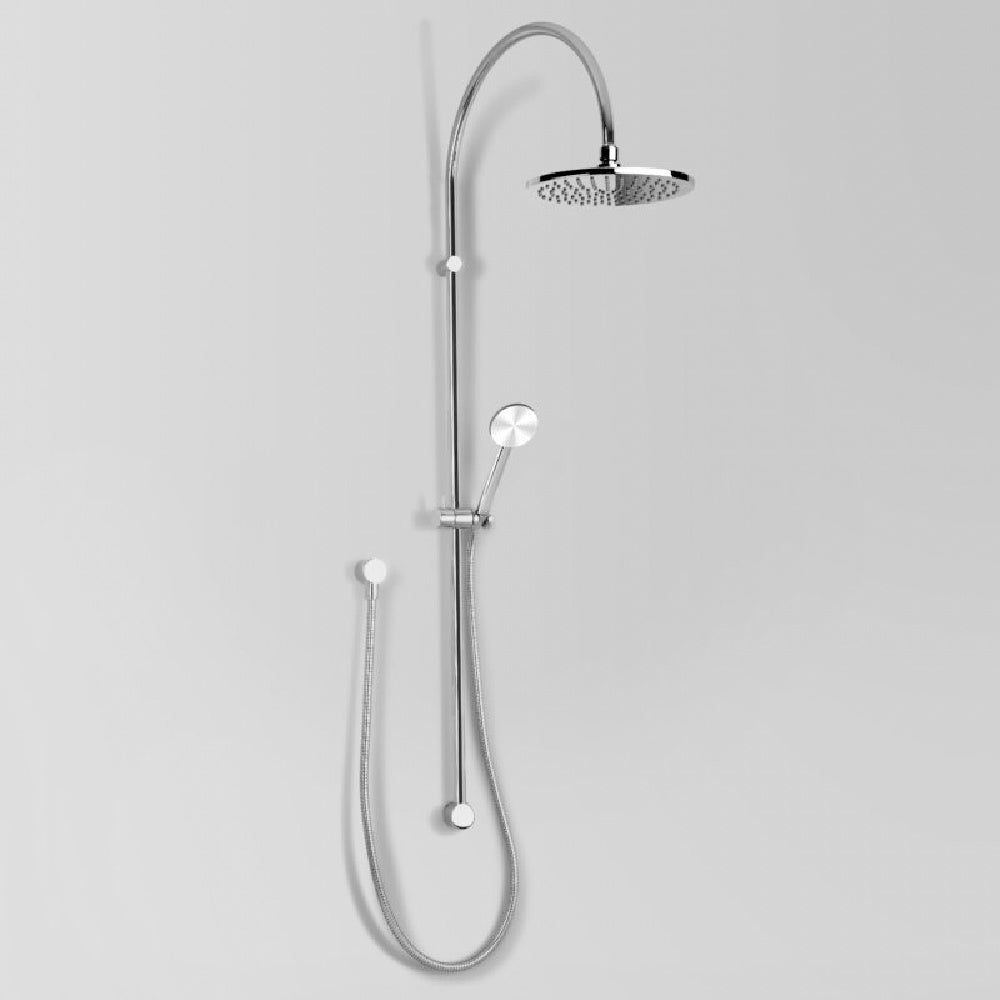 Astra Walker Icon + Exposed Shower Set with Circular Single Function Hand Shower