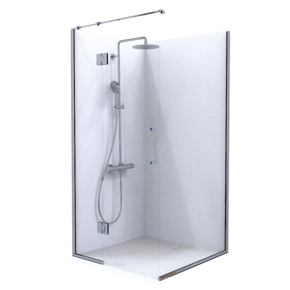 Crest Summit Acrylic Shower | Hinged Door