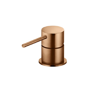 Meir Round Deck Mounted Mixer | Lustre Bronze