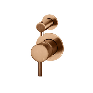 Meir Round Diverter Mixer | Lustre Bronze