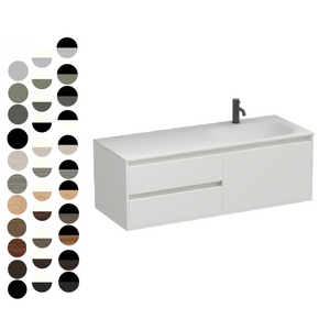 Prava Spio 1500 3 Drawer Right Vanity