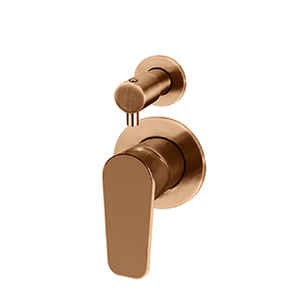 Meir Round Paddle Diverter Mixer | Lustre Bronze