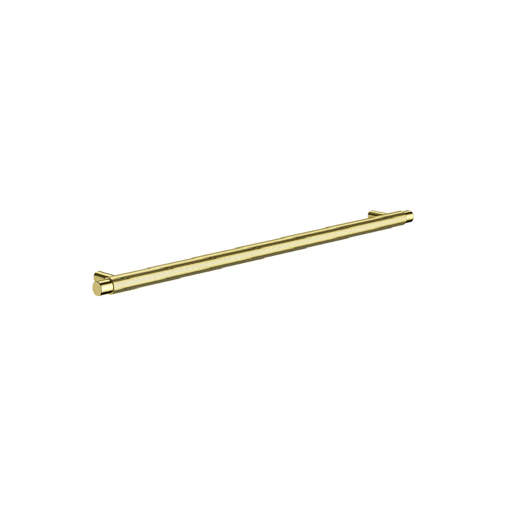 Meir Öppen Linear Knurled Round Pull Cabinet Handle 328mm | Tiger Bronze