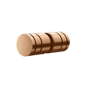 Meir Shower Door Round Handle | Lustre Bronze