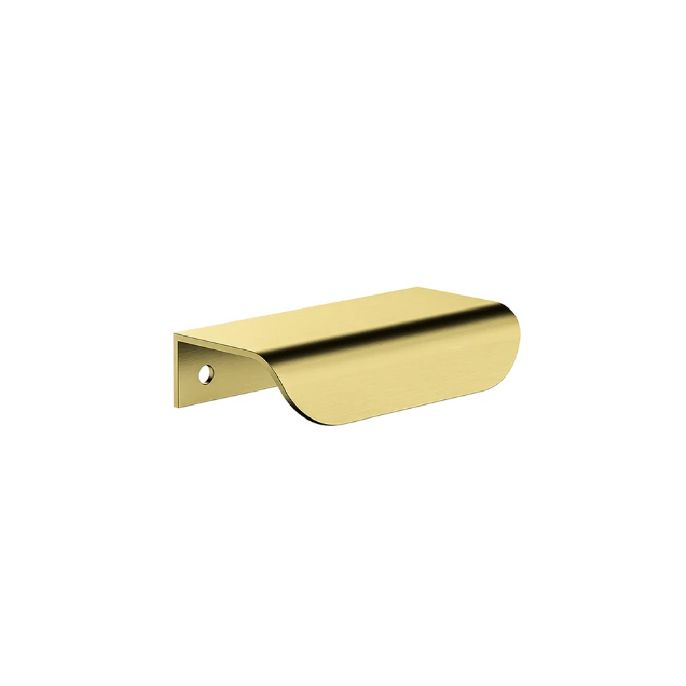 Meir Öppen Edge Pull Cabinet Handle 75mm | Tiger Bronze