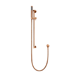 Meir Round Single Function Slide Shower | Lustre Bronze