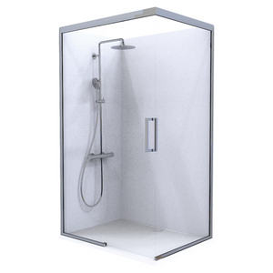 Crest Summit Acrylic Shower | Concealed Sliding Door