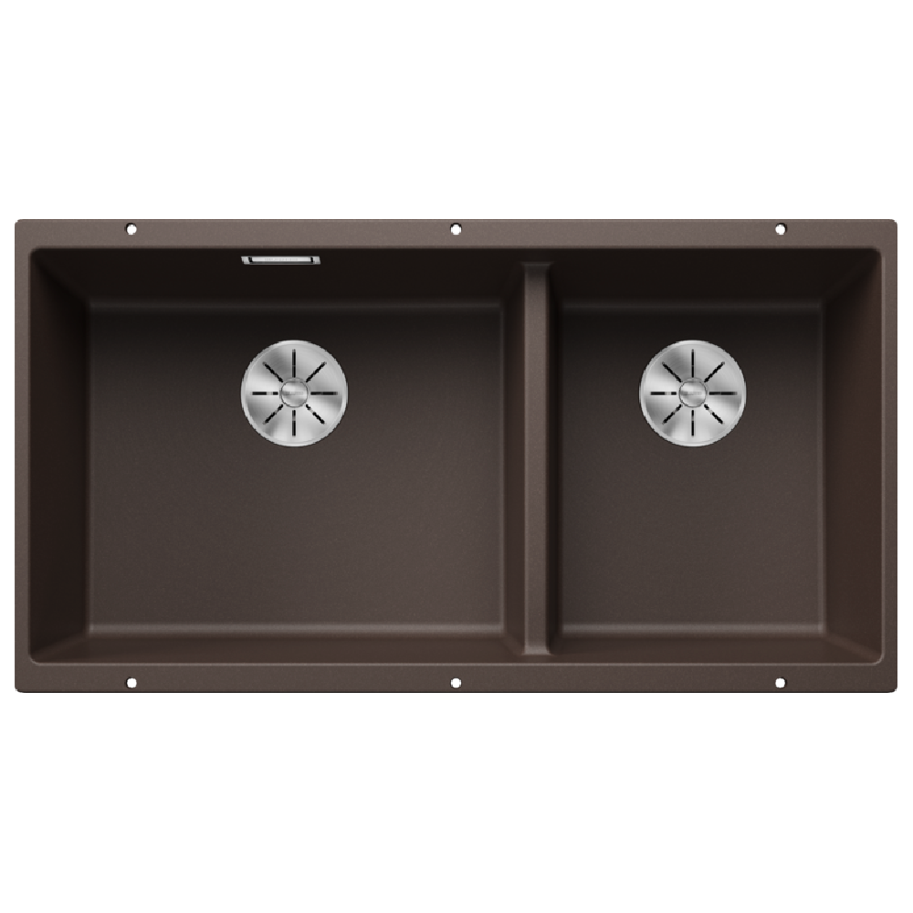 Blanco Silgranit Subline 480/320-U Double Sink | Coffee