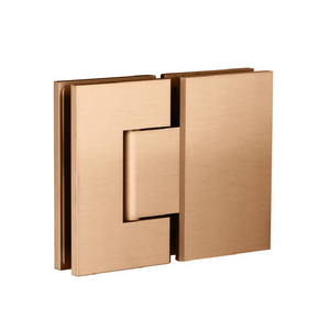 Meir Glass To Glass Shower Door Hinge | Lustre Bronze