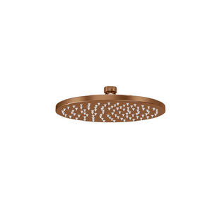 Meir Round Shower Rose 200mm | Lustre Bronze