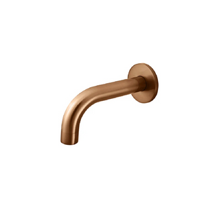 Meir Round Curved Spout 130mm | Lustre Bronze