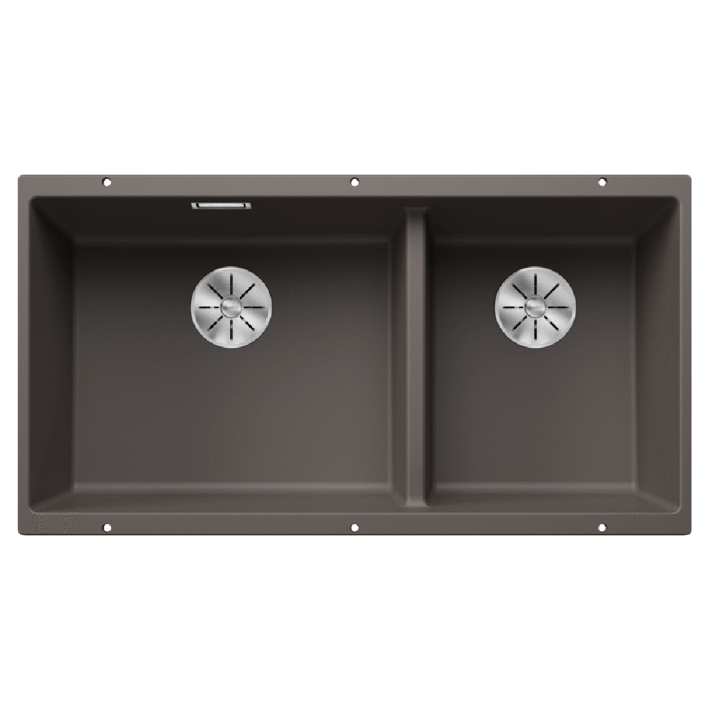 Blanco Silgranit Subline 480/320-U Double Sink | Volcano Grey