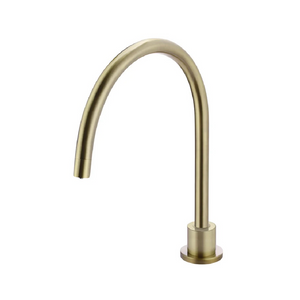 Meir Round High-Rise Swivel Hob Spout | Tiger Bronze