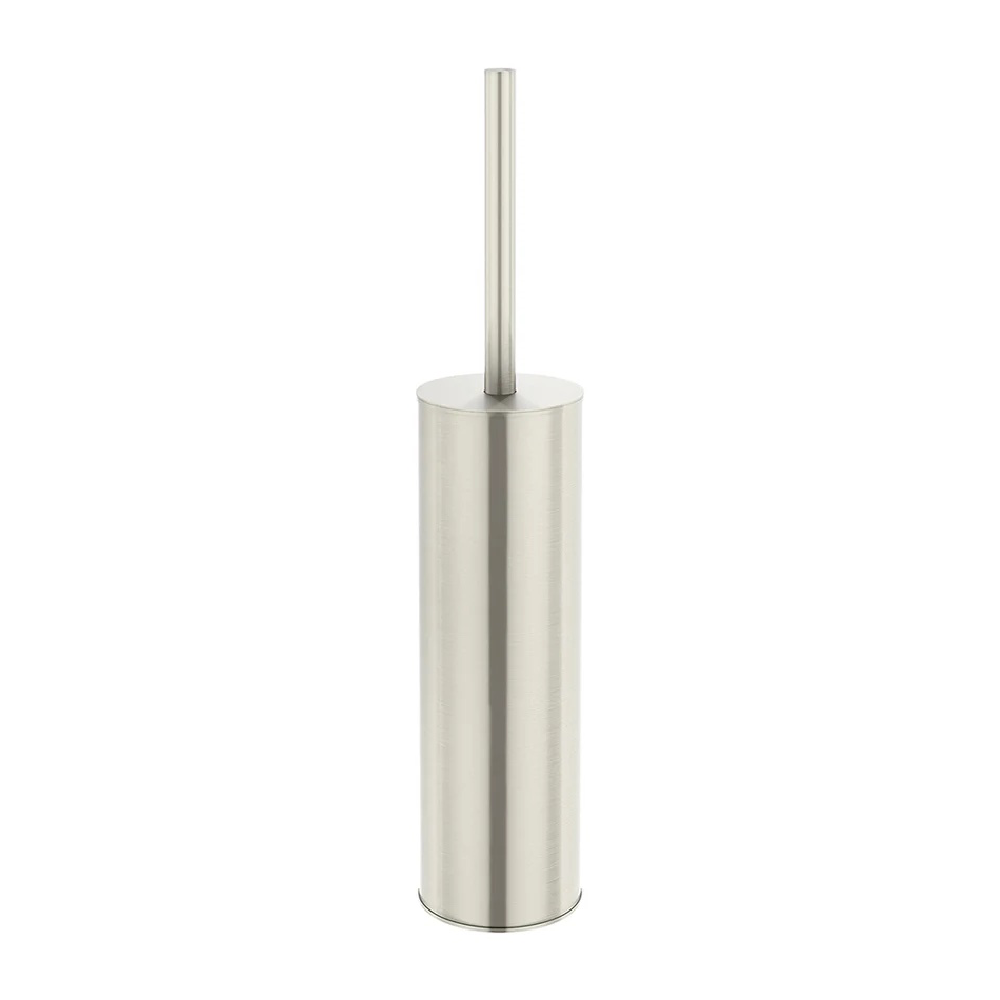 Meir Round Toilet Brush & Holder | Brushed Nickel