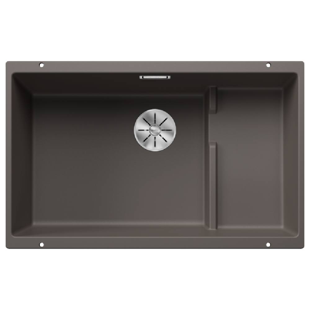 Blanco Silgranit Subline 700-U Level Single Sink | Volcano Grey