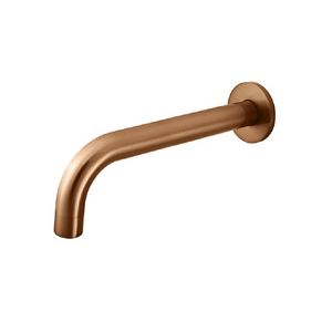 Meir Round Curved Spout 200mm | Lustre Bronze