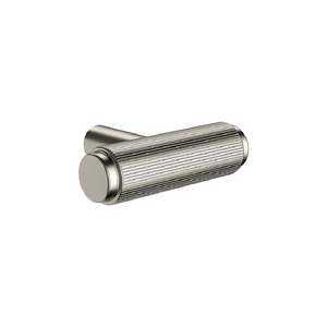 Meir Öppen T-pull Linear Knurled Cabinet Handle | Brushed Nickel