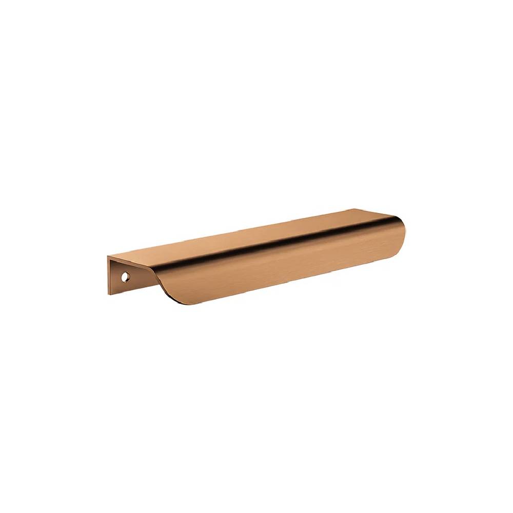 Meir Öppen Edge Pull Cabinet Handle 150mm | Lustre Bronze