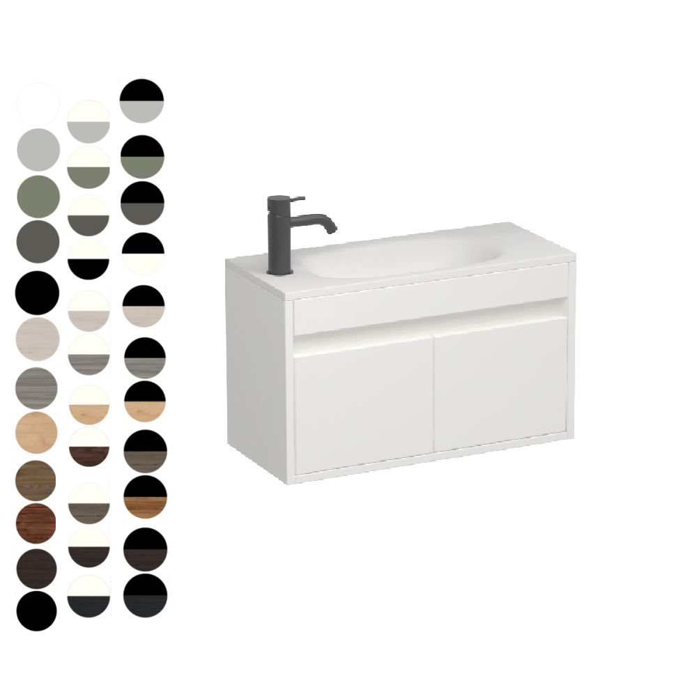 Prava Spio Slim 600 2 Door Vanity