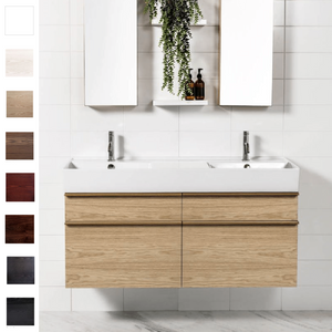 Michel César Twenty 1210 Vanity | Double Basin & 4 Drawers