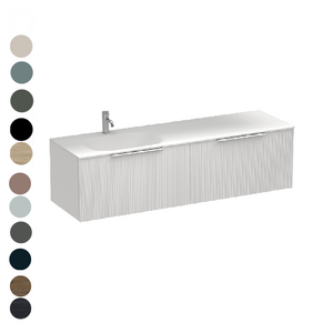 Ava Spio 1500 2 Drawer Vanity Left Basin