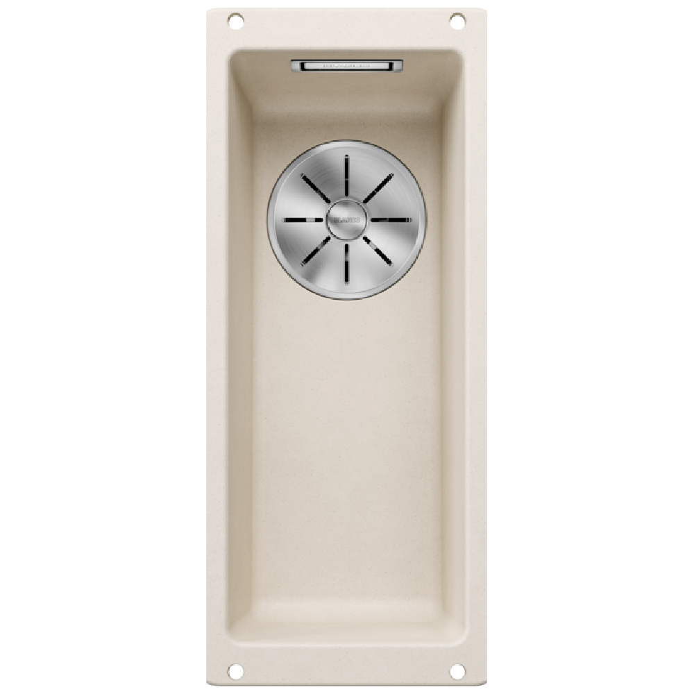 Blanco Silgranit Subline 160-U Single Sink | Soft White