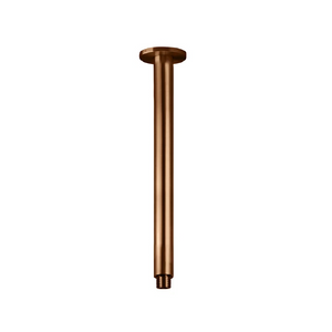 Meir Round Ceiling Shower Arm 300mm | Lustre Bronze