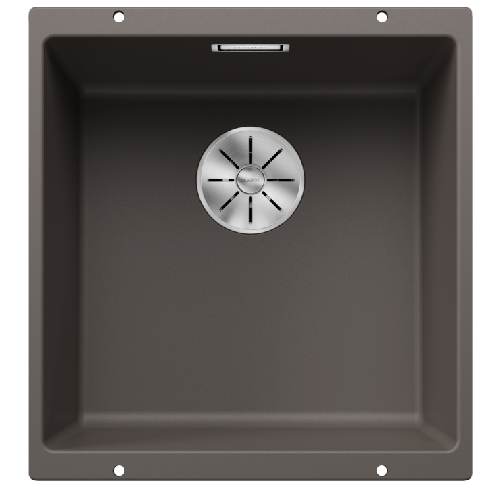 Blanco Silgranit Subline 400-U Single Sink | Volcano Grey