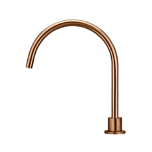 Meir Round High-Rise Swivel Hob Spout | Lustre Bronze