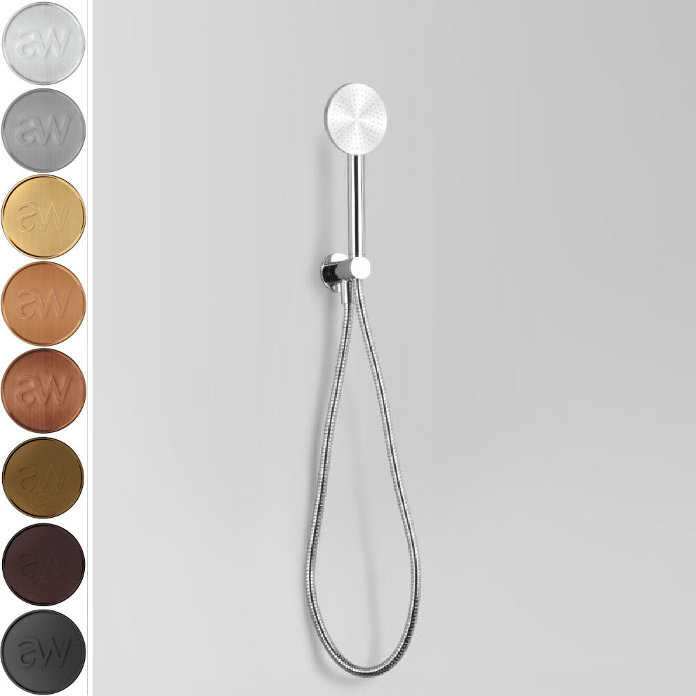 Astra Walker Icon Circular Single Function Hand Shower with Integrated Holder