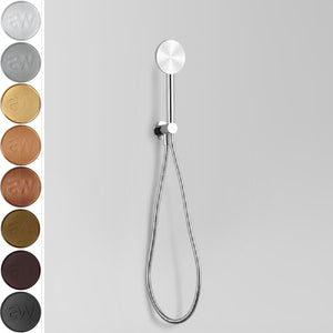 Astra Walker Icon Circular Single Function Hand Shower with Integrated Holder