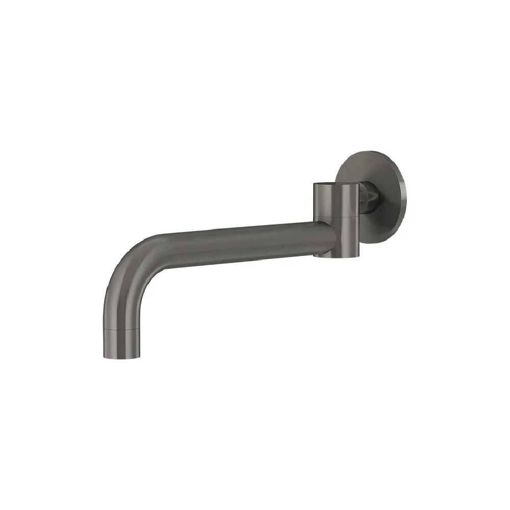 Meir Round Swivel Wall Spout | Shadow