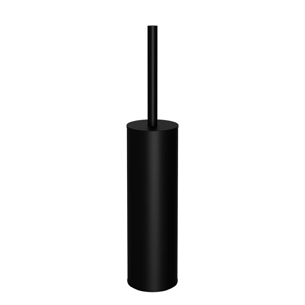 Meir Round Toilet Brush & Holder | Matte Black