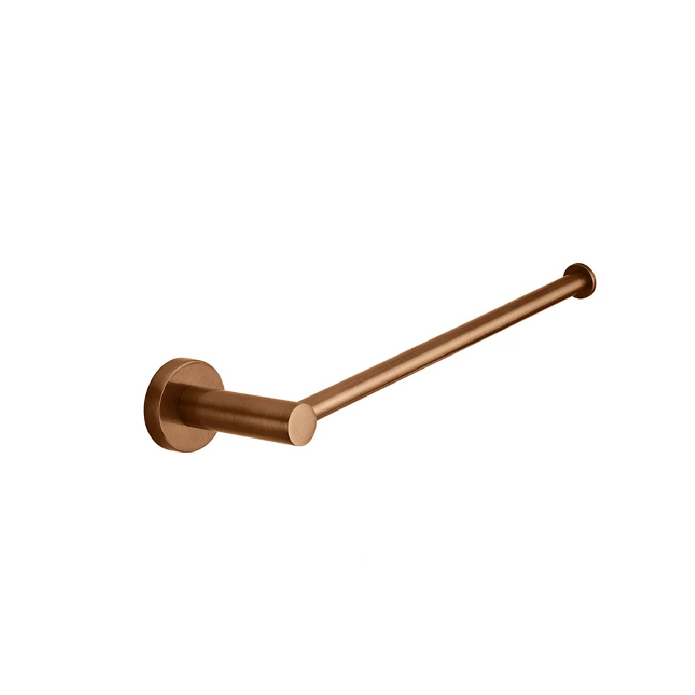 Meir Round Hand Towel Rail | Lustre Bronze